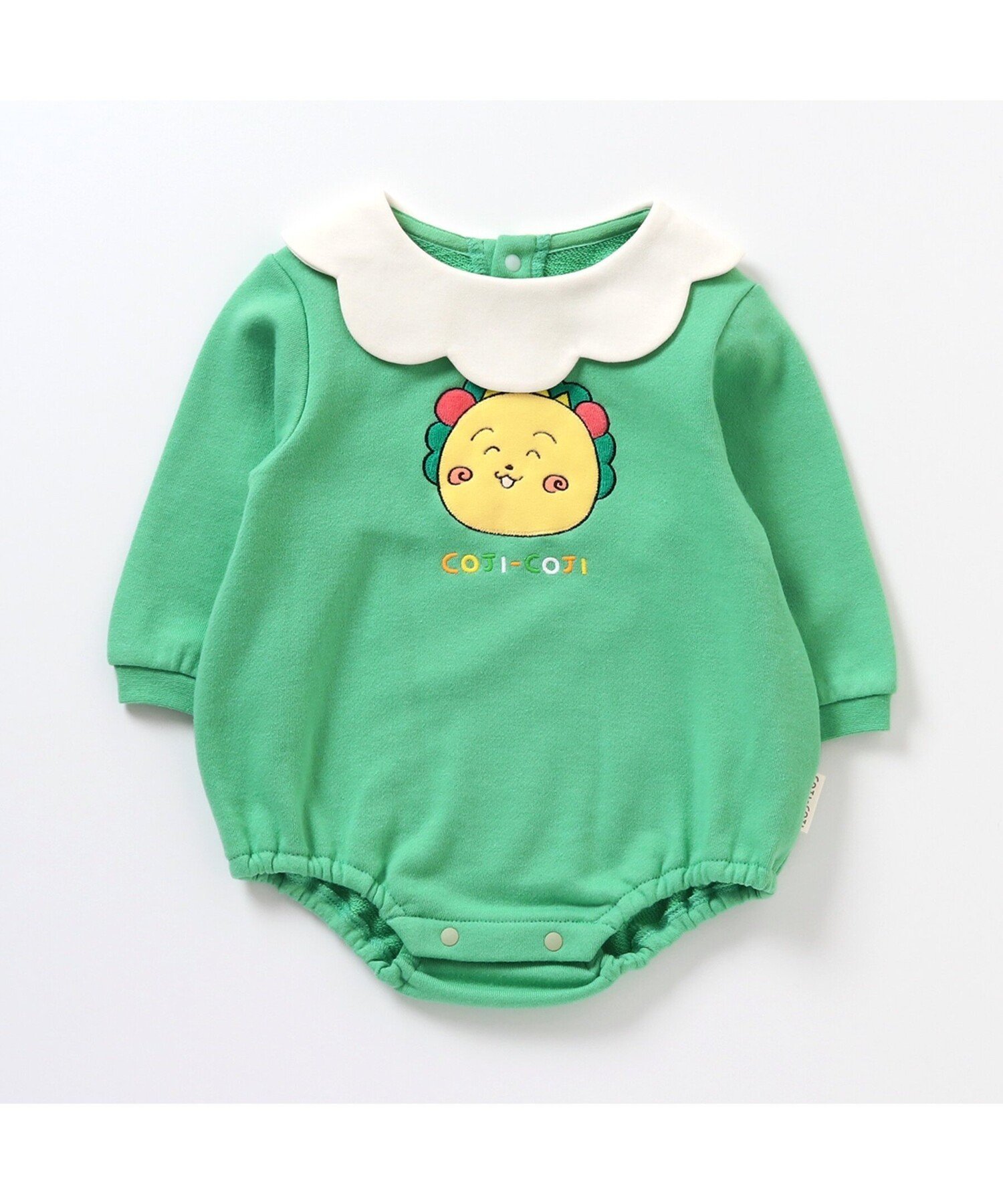 apres les cours WEB限定 COJI-COJI 襟付きボディースーツ エフオーオンラインストア マタニティウェア・ベビー用品 その他のベビーグッズ グリーン イエローのサムネイル