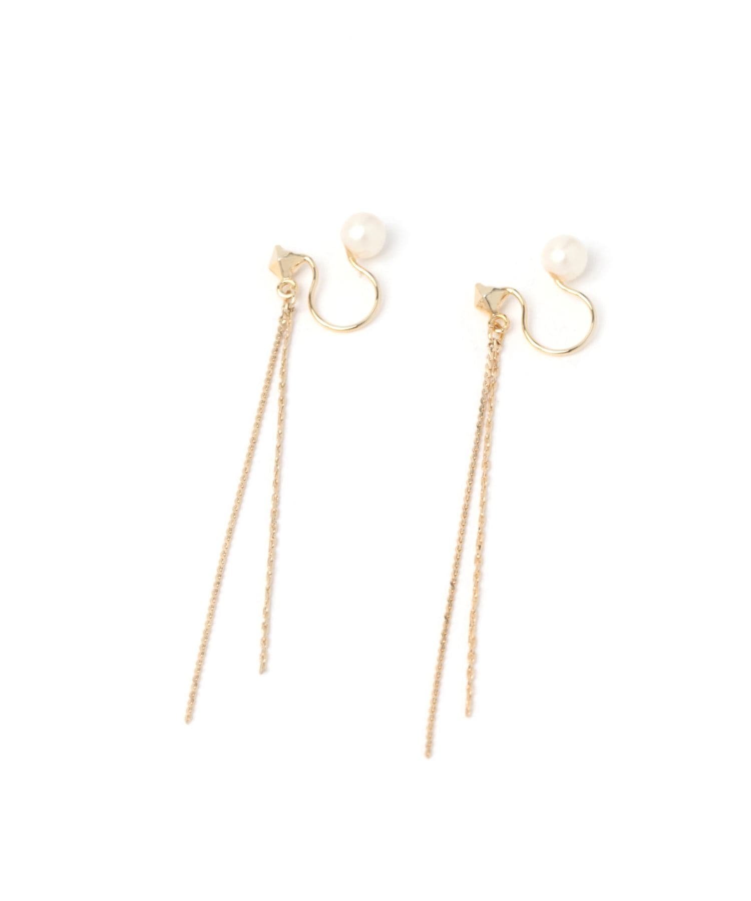 【SALE／60%OFF】GLOBAL WORK MADE IN JAPAN/チェーンノンホールイヤリング/118508 グローバルワーク アクセサリー・腕時計 イヤリング・イヤーカフ ゴールドのサムネイル