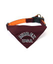AVIREX 《DOG WEAR》MA-1スカーフ付きカラー 2L アヴィレックス ペット用品 ペットウェア・ペット服 レッド グリーン