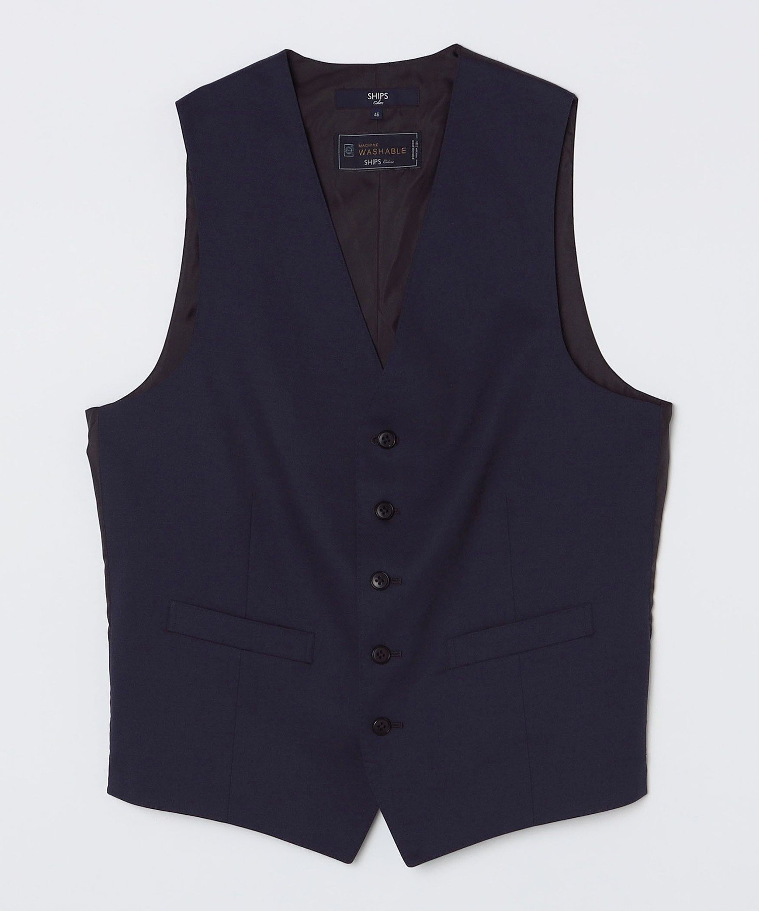 SHIPS Colors SHIPS Colors:＜洗濯機可能＞TW ベスト(セットアップ対応可能) シップス スーツ・フォー..
