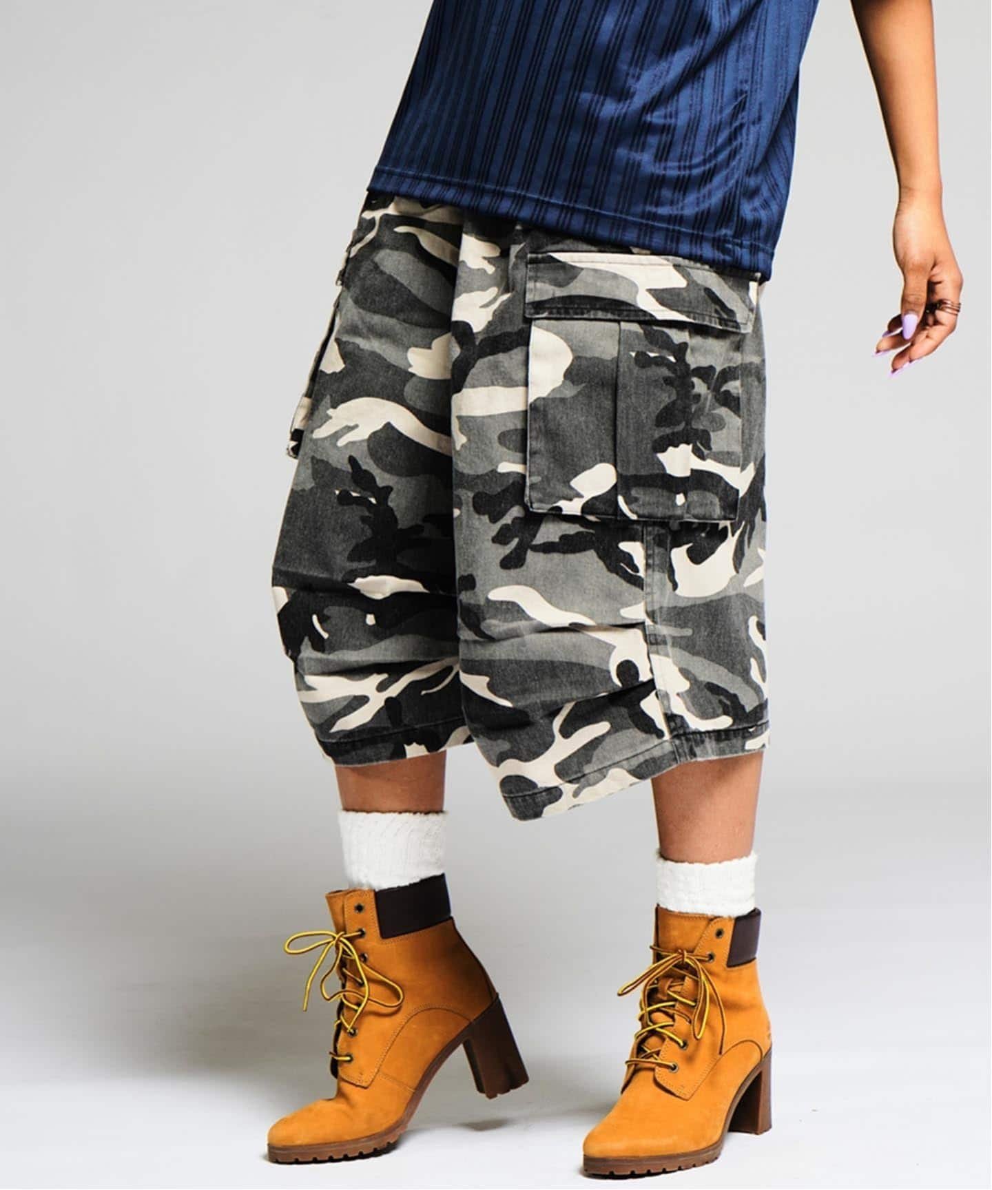 JOINT WORKS カモフラカーゴショートパンツ / J Camouflage Cargo Pants ジョイントワークス パンツ その他のパンツ ベージュ オレンジ