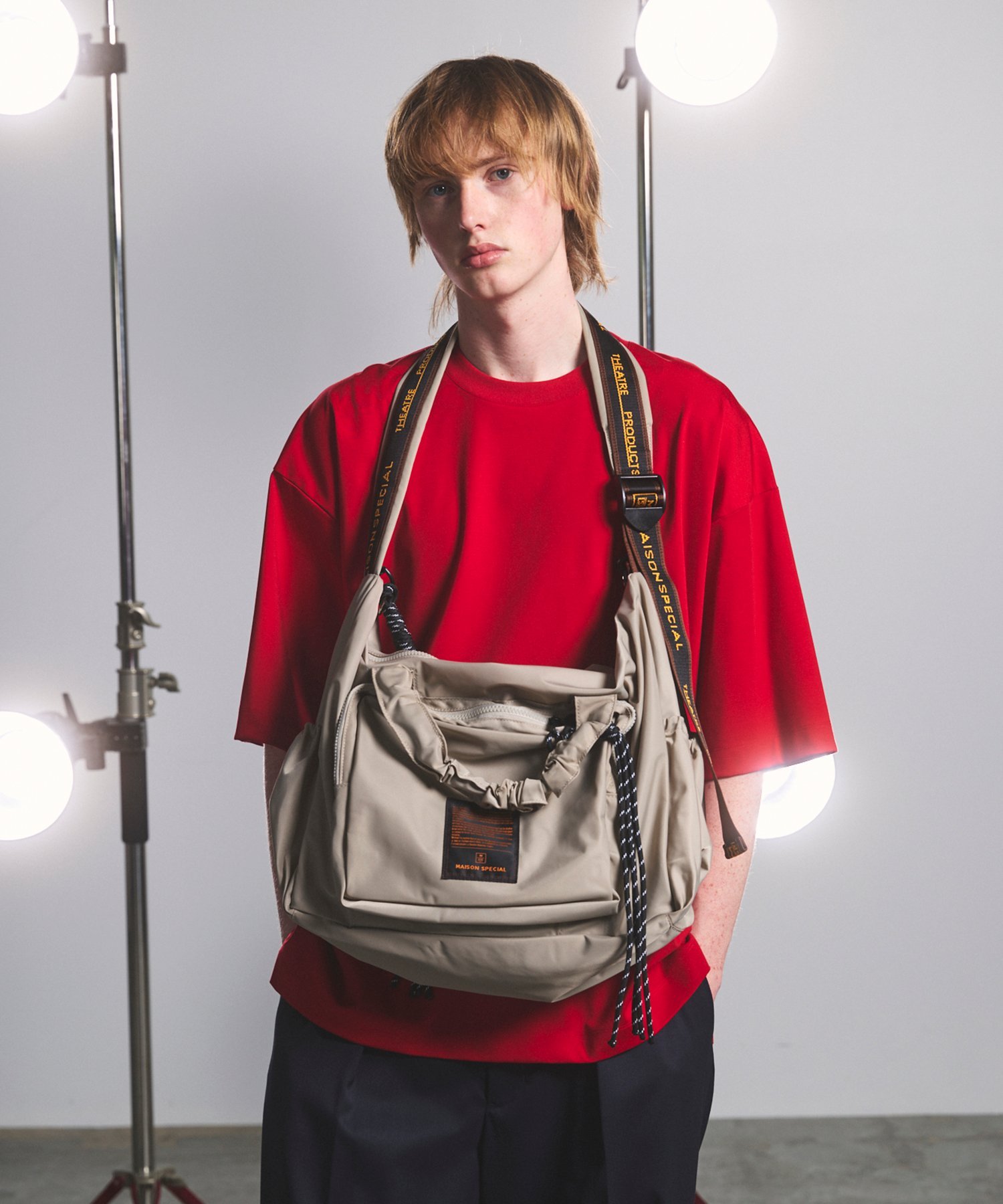 MAISON SPECIAL 【THEATRE PRODUCTS】Collaboration Multiway Travel Bag メゾンスペシャル バッグ ショルダーバッグ ブラック