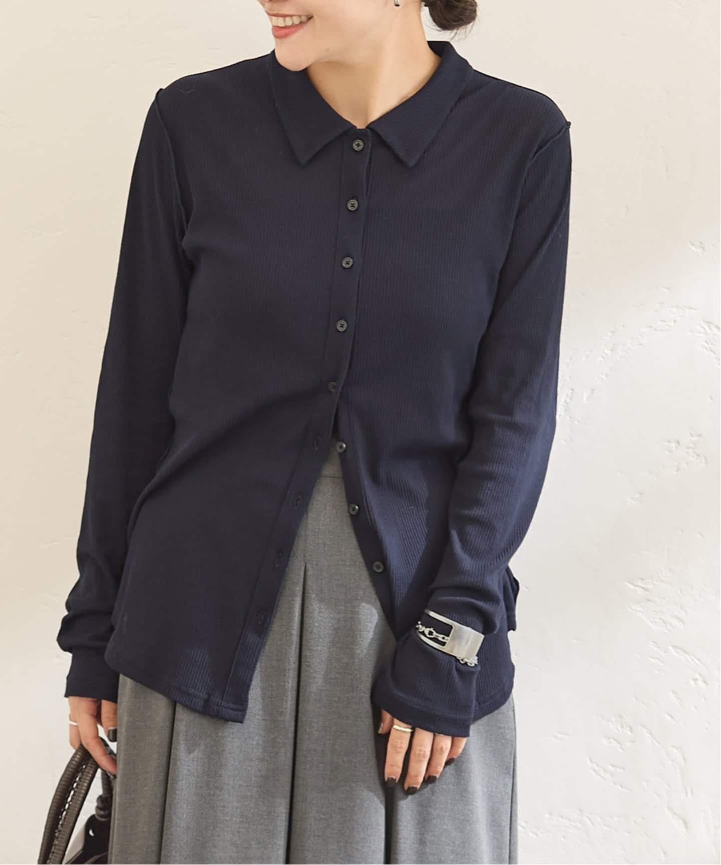 JOURNAL STANDARD SHEER SKIN シャツ ジャーナル スタンダード トップス カットソー・Tシャツ ホワイト グレー ネイビー