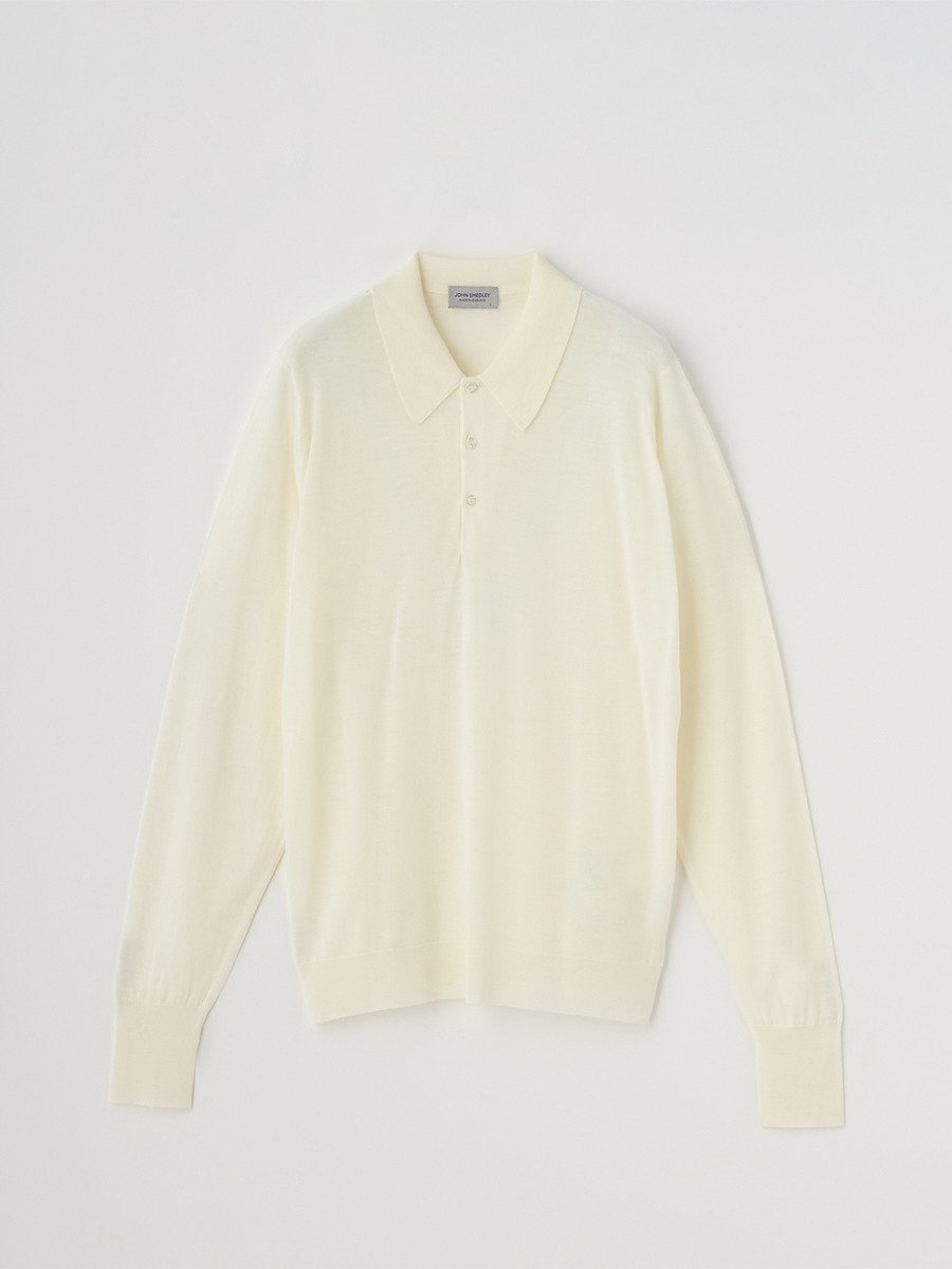 JOHN SMEDLEY クラシック長袖ニットポロシャツ ｜ DORSET ｜ 30G EASY FIT ジョンスメドレー トップス ニット【送料無料】