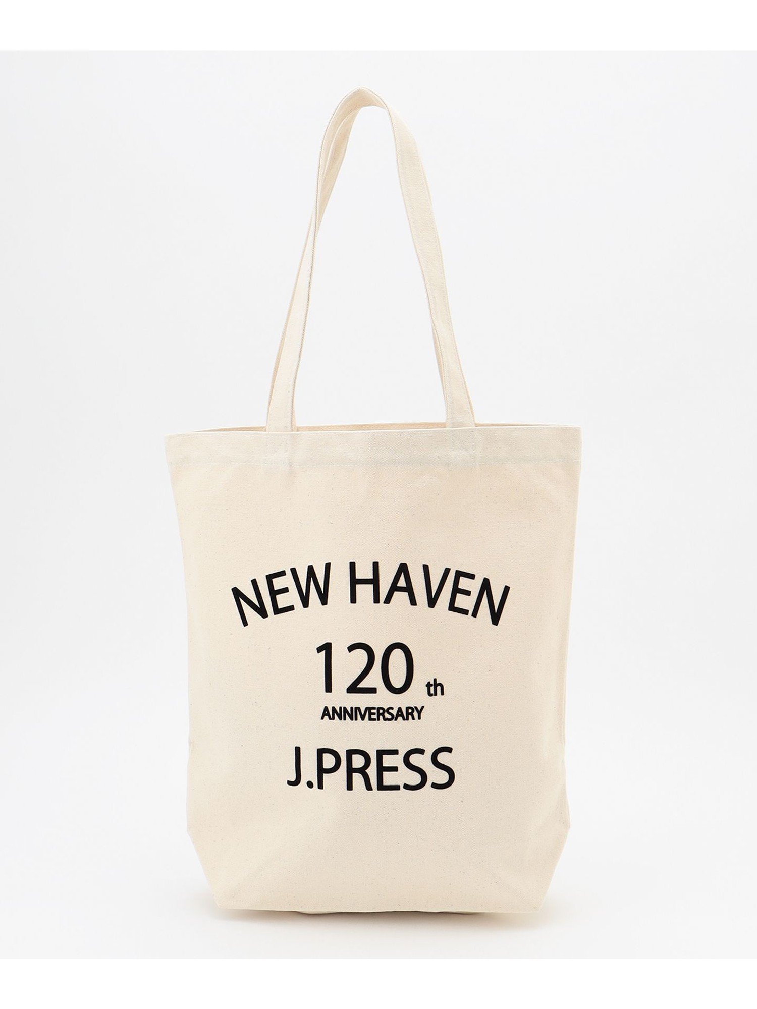 ジェイプレス バッグ メンズ J.PRESS 【120th】アニバーサリートートバッグ ジェイプレス バッグ トートバッグ ホワイト【送料無料】