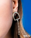 IRIS47 IRIS 47/bit chain earring ビット チェーン イヤリング 日本製 MADE IN JAPAN イリスフォーセブン REW16 セットアップセブン アクセサリー・腕時計 イヤリング・イヤーカフ ゴールド シルバー【送料無料】