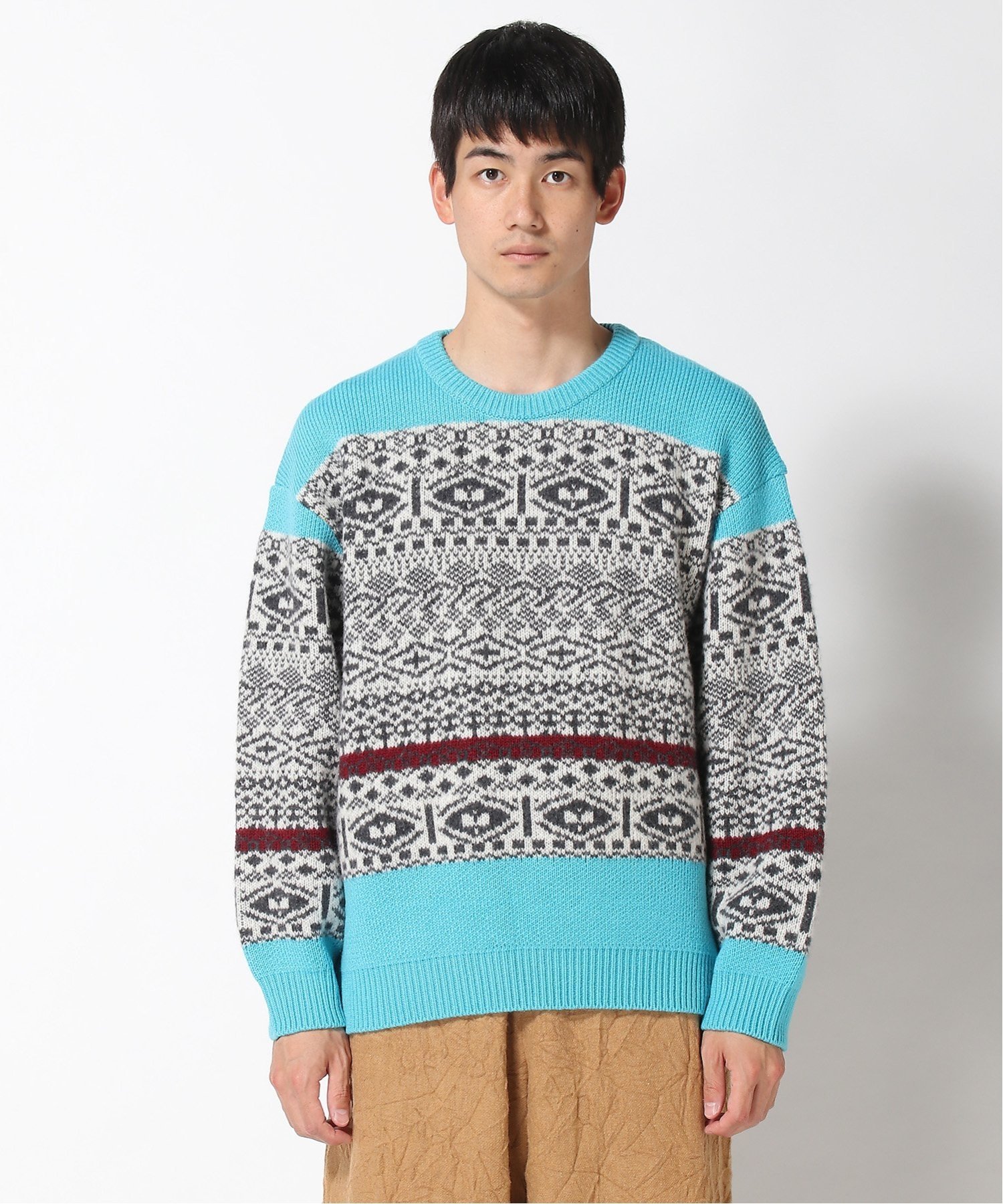 DIGAWEL Jacquard Sweater デ