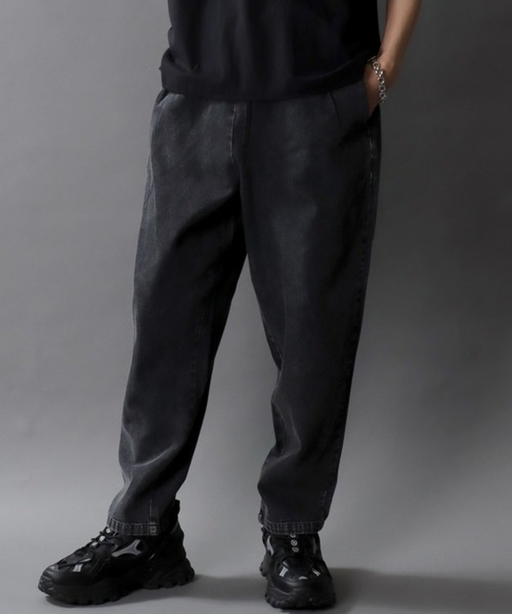 【SALE／20%OFF】SITRY ワイドパンツ メンズ ワンタック ツイル イージーパンツ シェフパンツ シトリー パンツ チノパンツ レッド グレー ブラック カーキグリーン ホワイト ネイビー ベージュ ブラウン パープル ブルー