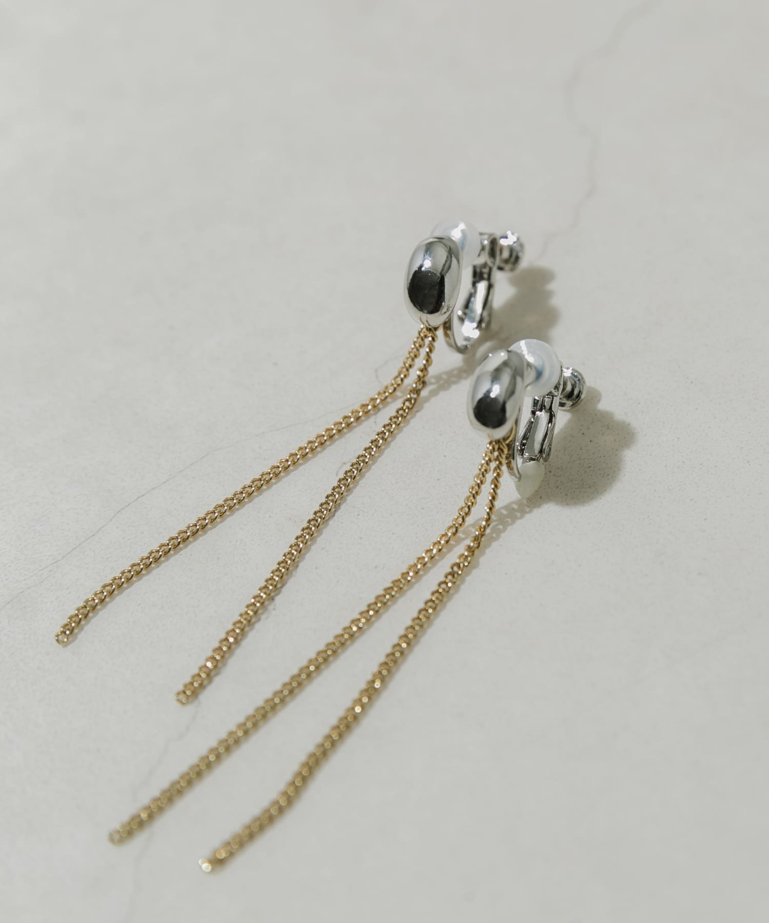 【SALE/50%OFF】SMELLY メタルチェーンイヤリング スメリー アクセサリー・腕時計 イヤリング・イヤーカフ