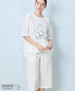 une nana cool 【綿100%】マルチスラブウラケパジャマ PEANUTS * une nana cool ウンナナクール インナー・ルームウェア パ...