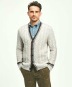 【SALE/30%OFF】BROOKS BROTHERS ウール/アルパカ Vネック テニスカーディガン ブルックス ブラザーズ トップス カーディガン ホワイ...