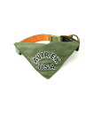 AVIREX 《DOG WEAR》MA-1スカーフ付きカラー L アヴィレックス ペット用品 ペットウェア・ペット服 グリーン レッド