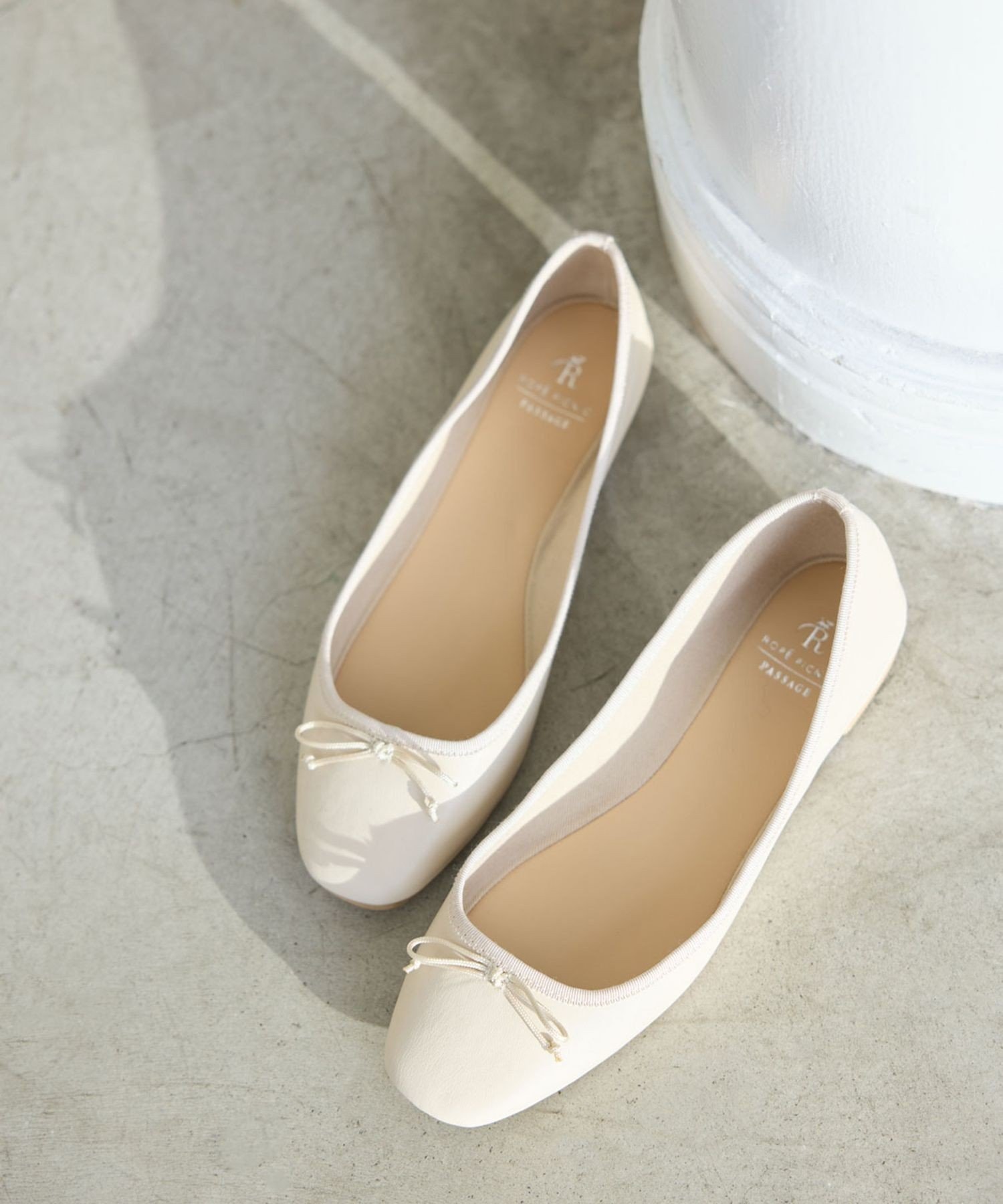 【SALE／50%OFF】ROPE' PICNIC PASSAGE 【AIRina/エアリーナ】軽くてやわらかいバレエシューズ ロペピクニック シューズ・靴 バレエシューズ ホワイト ブラック シルバー ピンク レッド stylife-14907064 Rakuten Fashion サンプル画像2