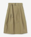 【SALE/30%OFF】Bshop HAVERSACK | コットン ベルテッドコクーンスカート WOMEN ビショップ スカート その他のスカート ホワイト カーキグリーン【送料無料】