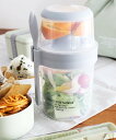 LAKOLE 持ち手付きサラダボトル ラコレ 食器・調理器具・キッチン用品 弁当箱・ランチボックス グレー