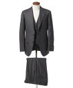 BEAMS HEART MEN 130's グレンチェック 3ボタン 3ピーススーツ 25FW(S~XXL・セットアイテム) ビームス ハート スーツ・フォーマル セットアップスーツ ネイビー グレー【送料無料】