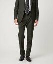 UNITED ARROWS green label relaxing GUABELLO ヘリンボーン HX 1プリーツ スーツパンツ ユナイテッドアローズ グリ...