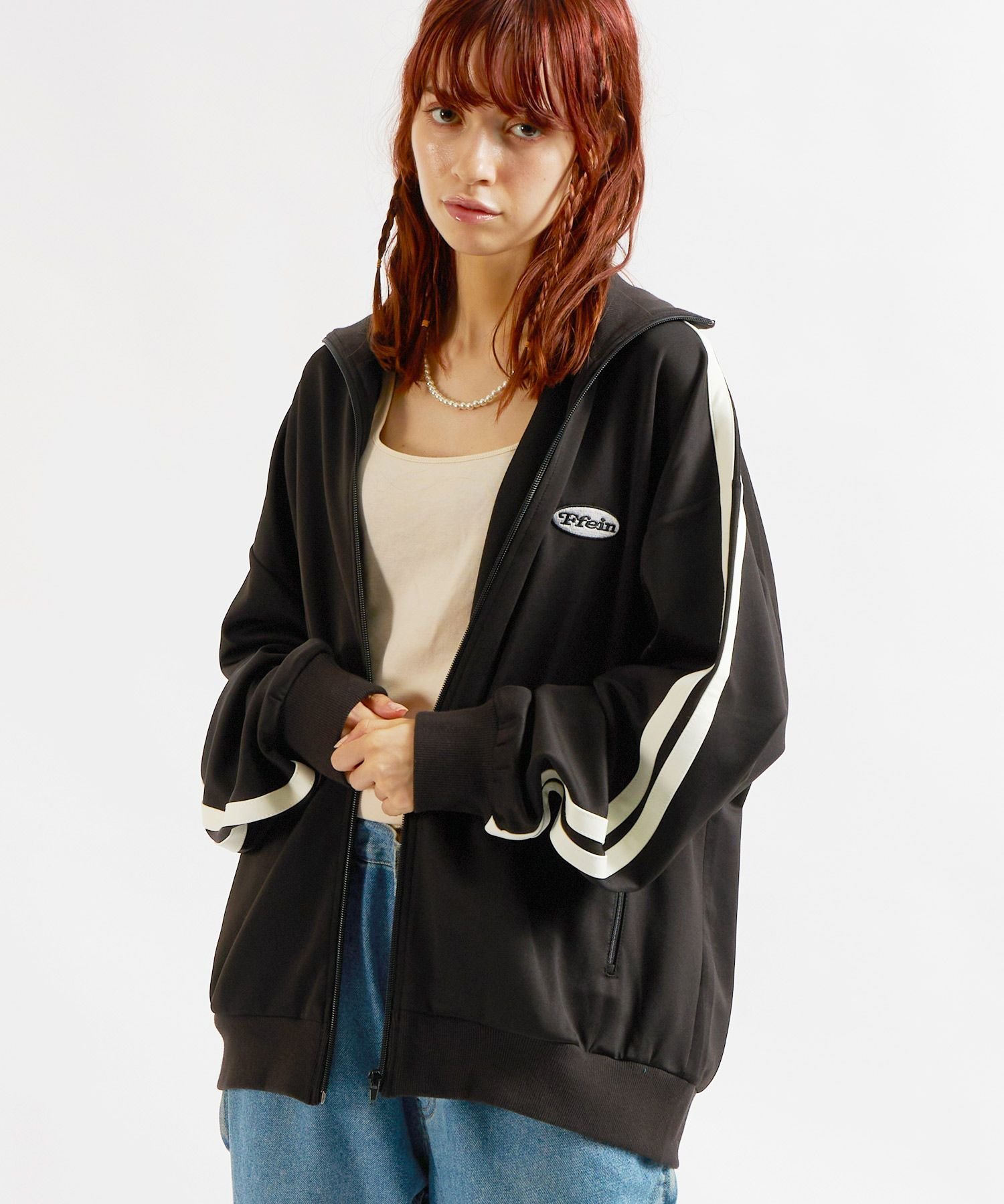 SERGIO TACCHINI 【FFEIN/フェイン】TRACK JACKET / サイドライン オーバル ワッペン 刺繍 トラックジャケット ジャージ【WEB限定】 ナバル 福袋・ギフト・その他 その他 ブラック ホワイト オレンジ【送料無料】