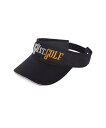 【SALE/50%OFF】HIGH ST.GOLF 【UNISEX】HIGH ST. GOLF∴3Dロゴ刺繍 ベーシックツイルサンバイザー トルネードマート ス...