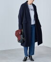 【SALE／30 OFF】SHIPS WOMEN SUPER140 ベーシック チェスター コート ◇ シップス ジャケット アウター チェスターコート ネイビー グレー ブラウン グリーン【送料無料】