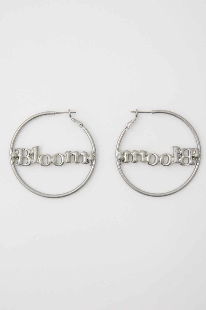 【SALE/20%OFF】SLY LOGO HOOP ピアス スライ アクセサリー・腕時計 その他のアクセサリー・腕時計 ブラック ゴールド
