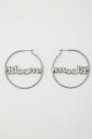 【SALE/20%OFF】SLY LOGO HOOP ピアス スライ アクセサリー・腕時計 その他のアクセサリー・腕時計 ブラック ゴールド