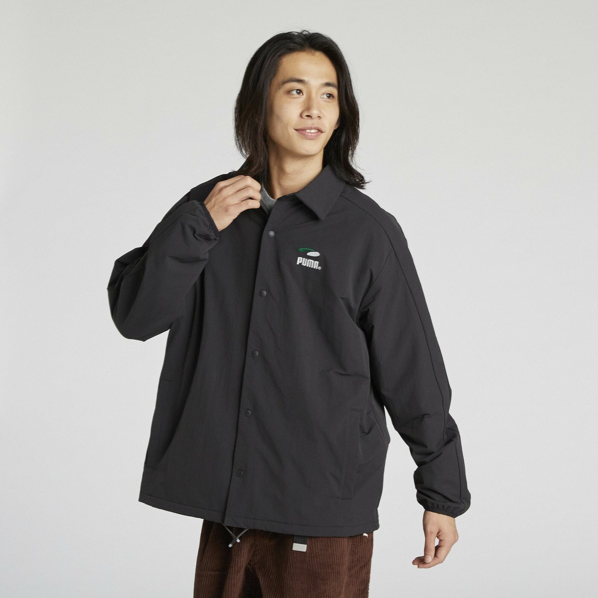 PUMA メンズ クラシック スケートボード PUMAS コーチ ジャケット プーマ ジャケット・アウター その他..