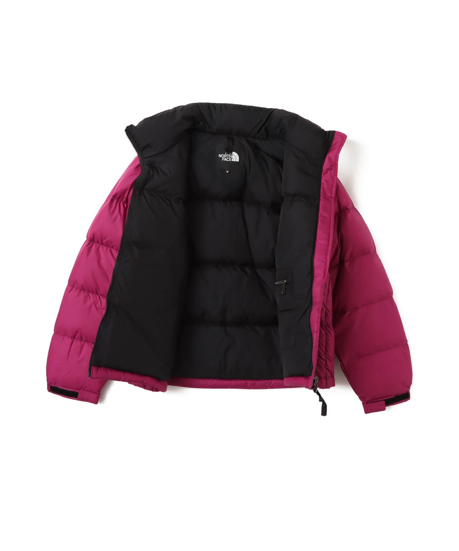 THE NORTH FACE Womens Short Nuptse Jacket ブラックxロックスバリーピンク アトモス ジャケット・アウター その他のジャケット・アウター ピンク