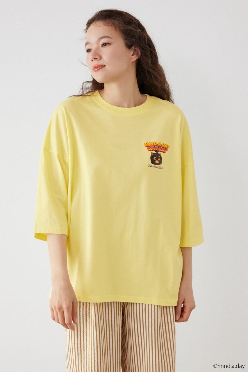 RODEO CROWNS WIDE BOWL (MIND.A.DAY)SPECIAL FOODS Tシャツ ロデオクラウンズワイドボウル トップス カットソー・Tシャツ イエロー