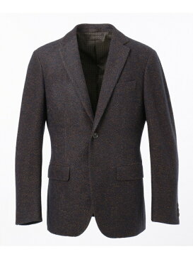 【SALE／40%OFF】JOSEPH ABBOUD へリンボンパイルジャガードジャケット ジョセフアブード コート/ジャケット テーラードジャケット グレー オレンジ ネイビー【送料無料】