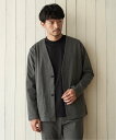 【SALE/60%OFF】IKKA LOUNGE 【消臭/セットアップ対応】イージーケア ポンチカーデジャケット イッカ トップス カーディガン ネイビー グレ...