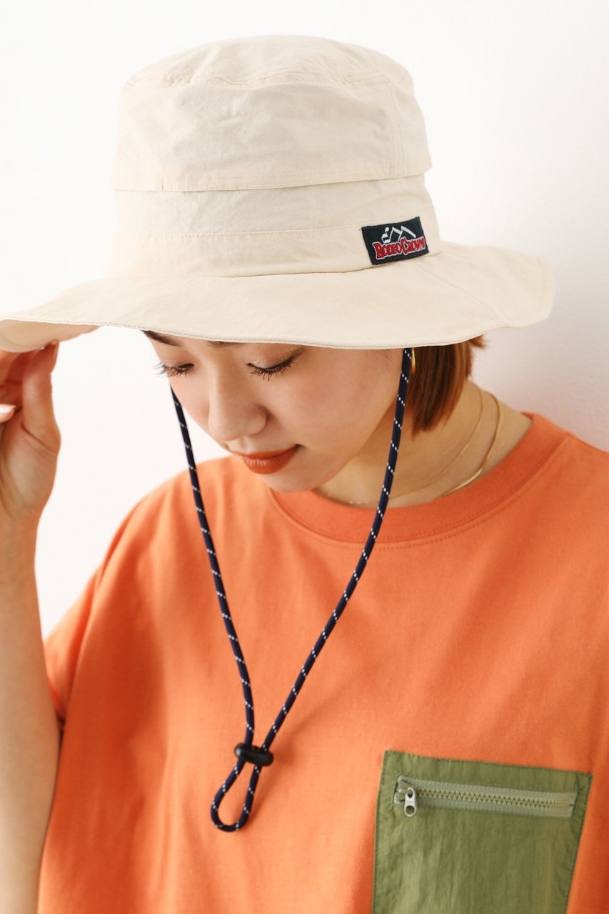 【SALE／50%OFF】RODEO CROWNS WIDE BOWL O/D CORD NYLON HAT ロデオクラウンズワイドボウル 帽子 その他の帽子 ホワイト ブラック ベージュ