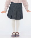 【SALE/30%OFF】SHIPS KIDS SHIPS KIDS:100~130cm / デニム プリーツ キュロット シップス パンツ キュロット ネイビ...