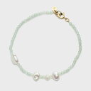 NOJESS ゴールドマルチストーンブレスレット ノジェス アクセサリー・腕時計 ブレスレット・バングル グリーン【送料無料】