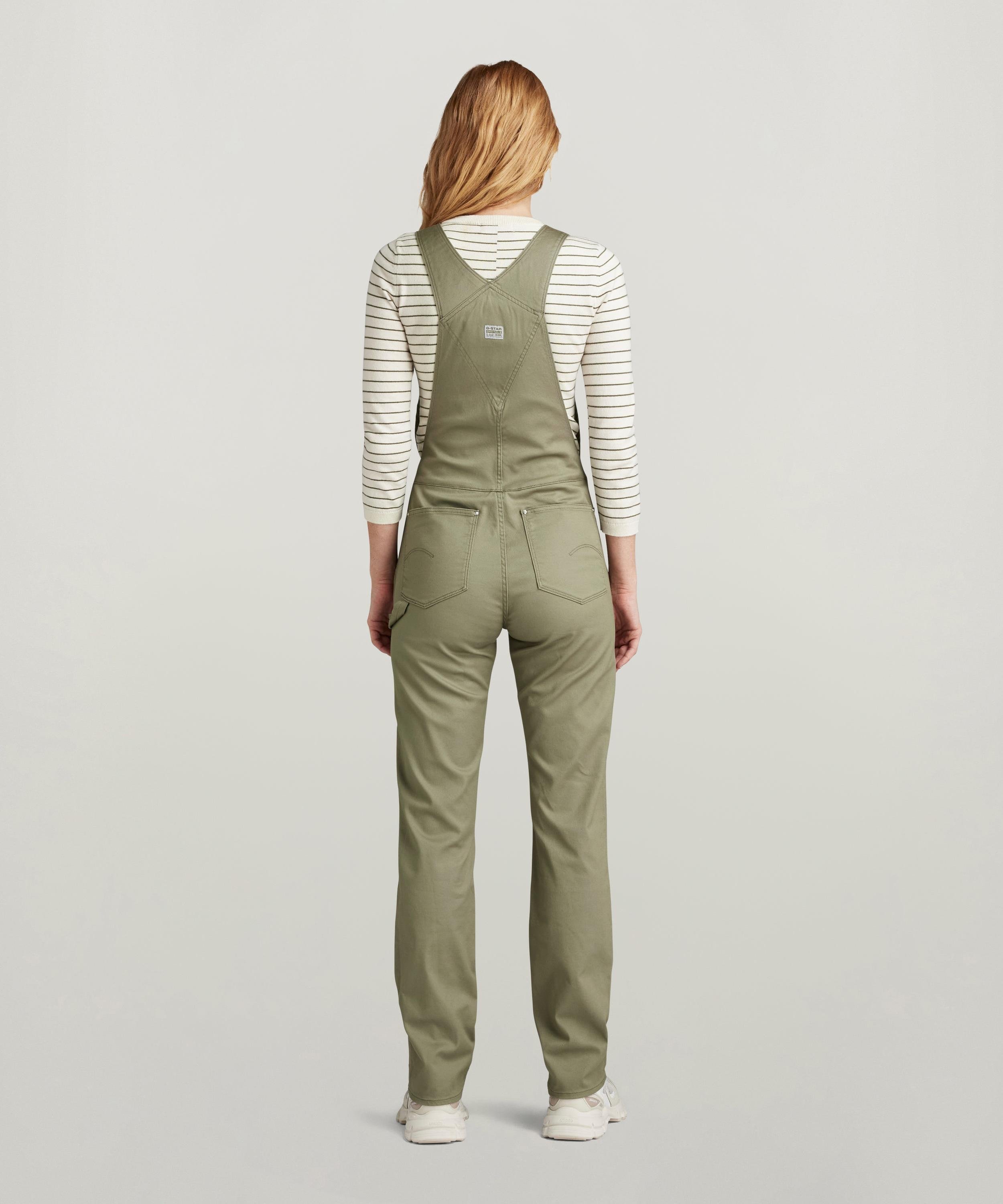 【公式ショップ】SLIM DUNGAREE/スリムダンガリー/オーバーオール ジースターロゥ オールインワン・オーバーオール オーバーオール・サロペット グリーン