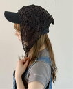 LE TALON 《WEB限定》Le decore/ ル デコレLedecore lase scarf ルタロン ファッション雑貨 スカーフ・バンダナ ブラック