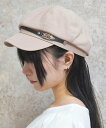 axes femme ベルトラインキャスケット アクシーズファム 帽子 ハット ホワイト ベージュ