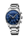 CALVIN KLEIN WATCHES+JEWELRY カルバンクライン 腕時計 City（シティ） クロノグラフ シルバー×ブルー カルバンクラインウォッチアンドジュエリー ファッショングッズ 腕時計 ブルー【送料無料】