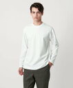 UNITED ARROWS ポンチ ロングスリーブ Tシャツ デオドラント -抗菌防臭・接触冷感- ユナイテッドアローズ トップス カットソー・Tシャツ ホワイト ブラック【送料無料】