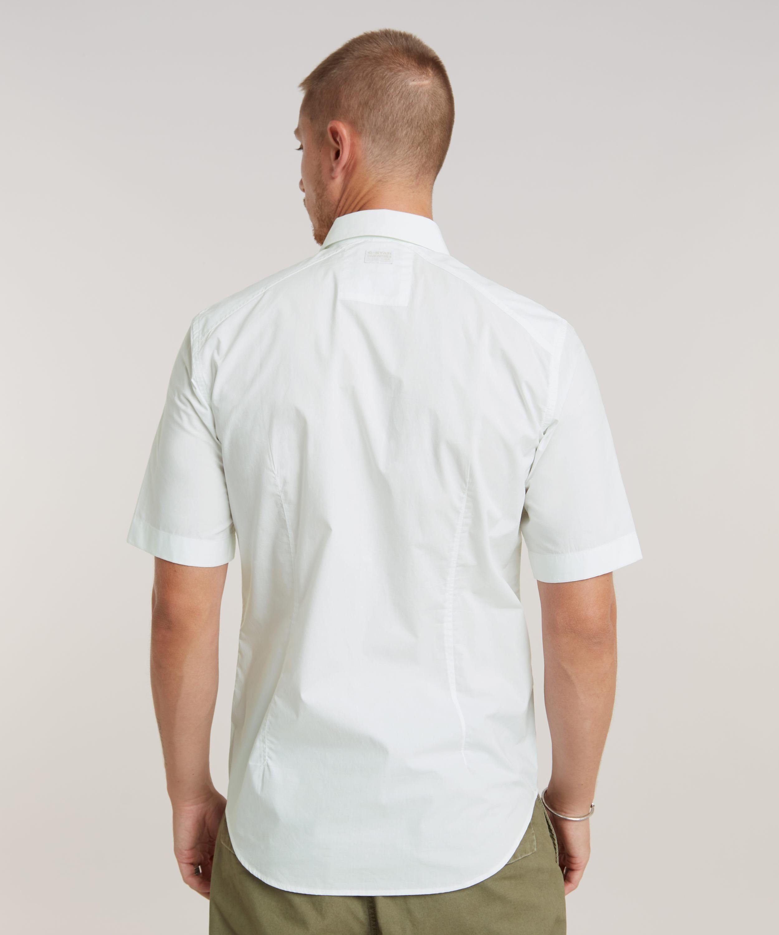 【公式ショップ】G4A SLIM SHIRT/ミリタリーディテールスリムシャツ ジースターロゥ トップス シャツ・ブラウス ホワイト