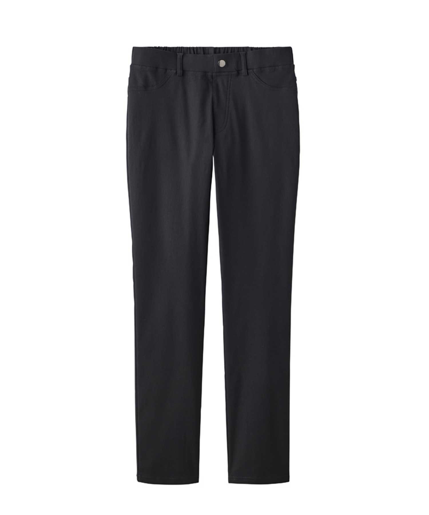 【SALE／70%OFF】Tuche ストレートパンツ【裏起毛】 ギャルリ　イチハチキュウロク　バイ　グンゼ パンツ スラックス・ドレスパンツ ブラック ホワイト グレー