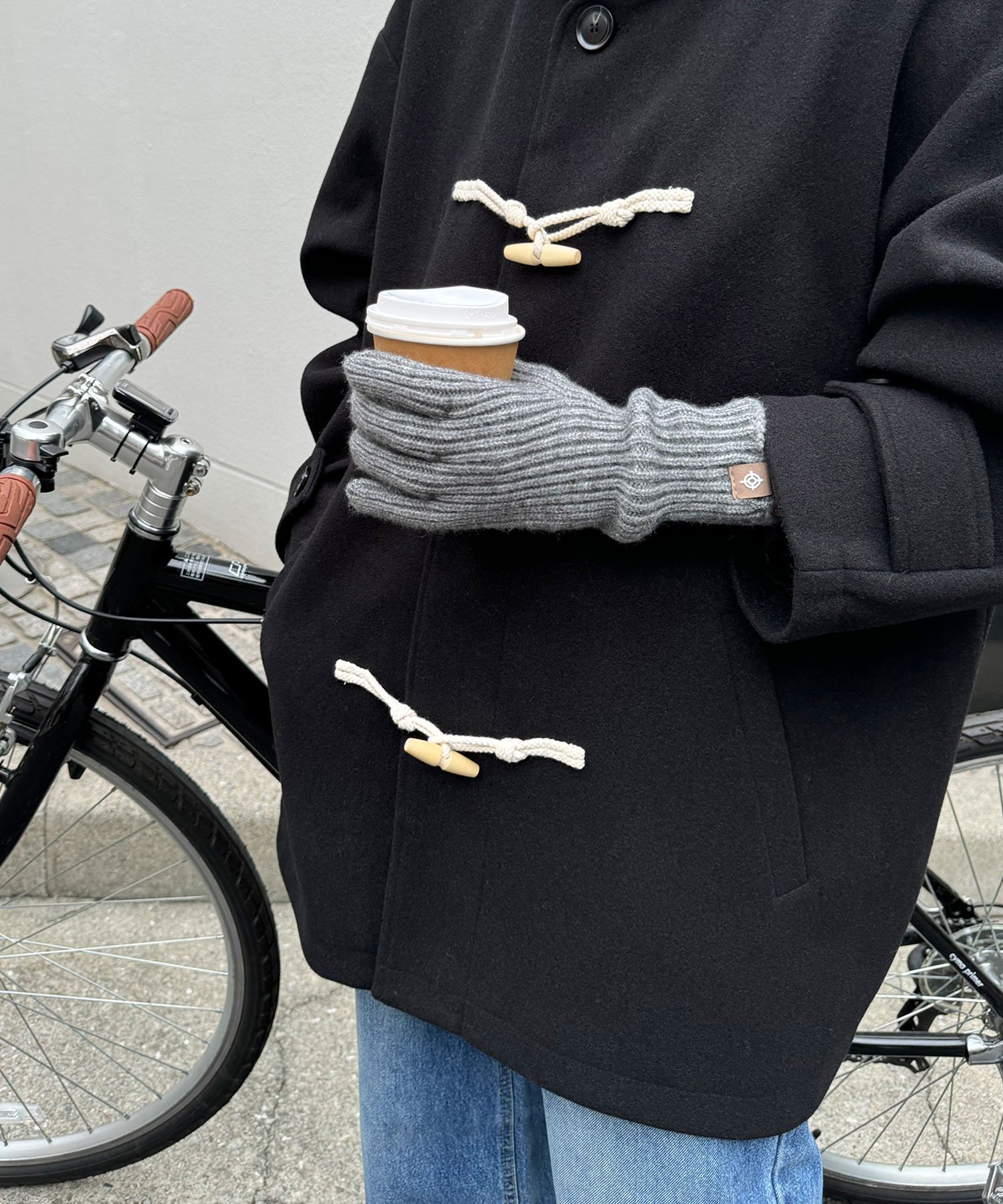 El mar El mar(エルマール)ホールタッチニットグローブ キャナルジーン ファッション雑貨 手袋 ブルー ..