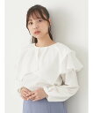 【SALE/50%OFF】earth music&ecology ビッグカラーブラウス アースミュージック&エコロジー トップス シャツ・ブラウス ブルー ネイ...