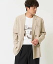 a.v.v 【イージーケア/毛玉になりにくい/ストレッチ】ダブルブレストジャケット アー・ヴェ・ヴェ スーツ・フォーマル スーツジャケット ベージュ【送料無料】