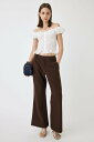 【SALE/50%OFF】MOUSSY LOW WAIST フレアパンツ マウジー パンツ その他のパンツ ブラウン グレー【送料無料】