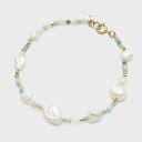 NOJESS ゴールドマルチストーンブレスレット ノジェス アクセサリー・腕時計 ブレスレット・バングル グリーン【送料無料】