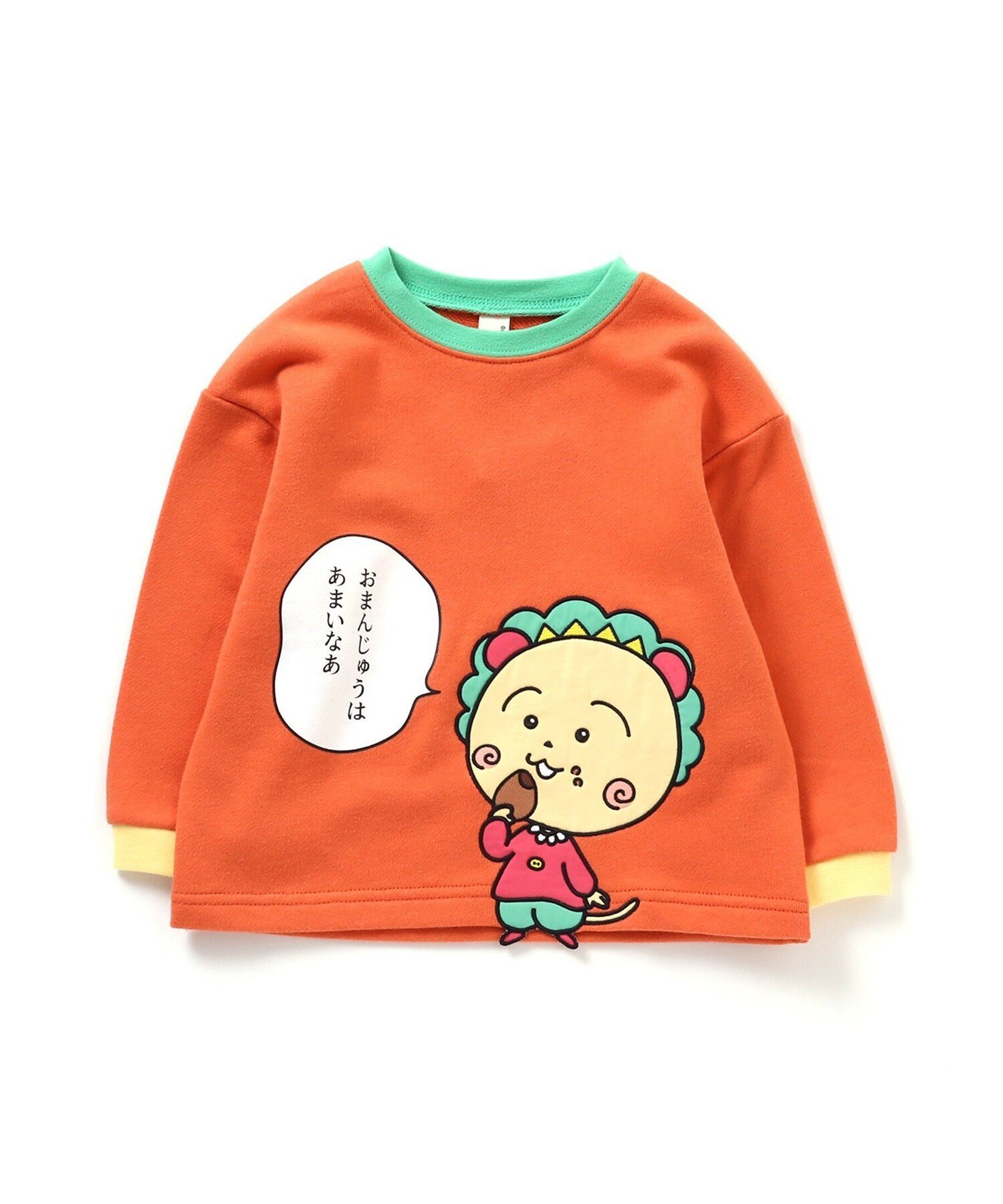 apres les cours WEB限定 COJI-COJI ビッグモチーフトレーナー エフオーオンラインストア トップス スウェット・トレーナー オレンジ ブルーのサムネイル