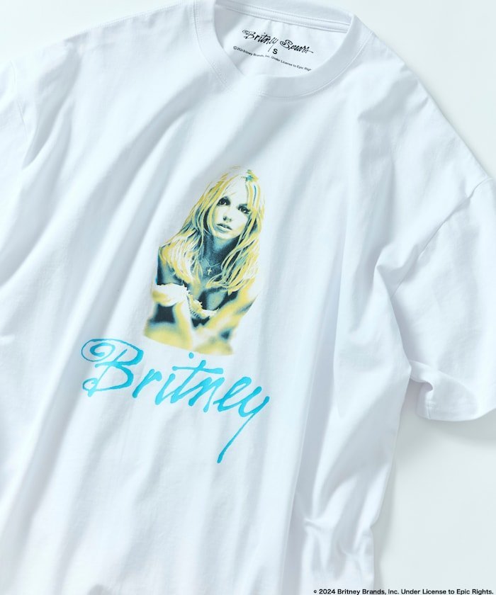 【SALE／10%OFF】FREAK'S STORE Britney Spears ブリトニー・スピアーズ 別注 ビッグシルエット クルーネック プリントTシャツ 【限定..