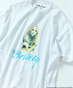 FREAK'S STORE Britney Spears ブリトニー・スピアーズ 別注 ビッグシルエット クルーネック プリントTシャツ 【限定展開】 フリークス..