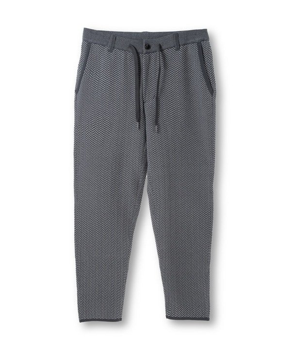 【SALE／50%OFF】MEN'S BIGI 【ACTIVE TAILOR】ヘリンボーンニットパンツ メンズ ビギ パンツ スラックス・ドレスパンツ グレー ホワイト ネイビー【送料無料】